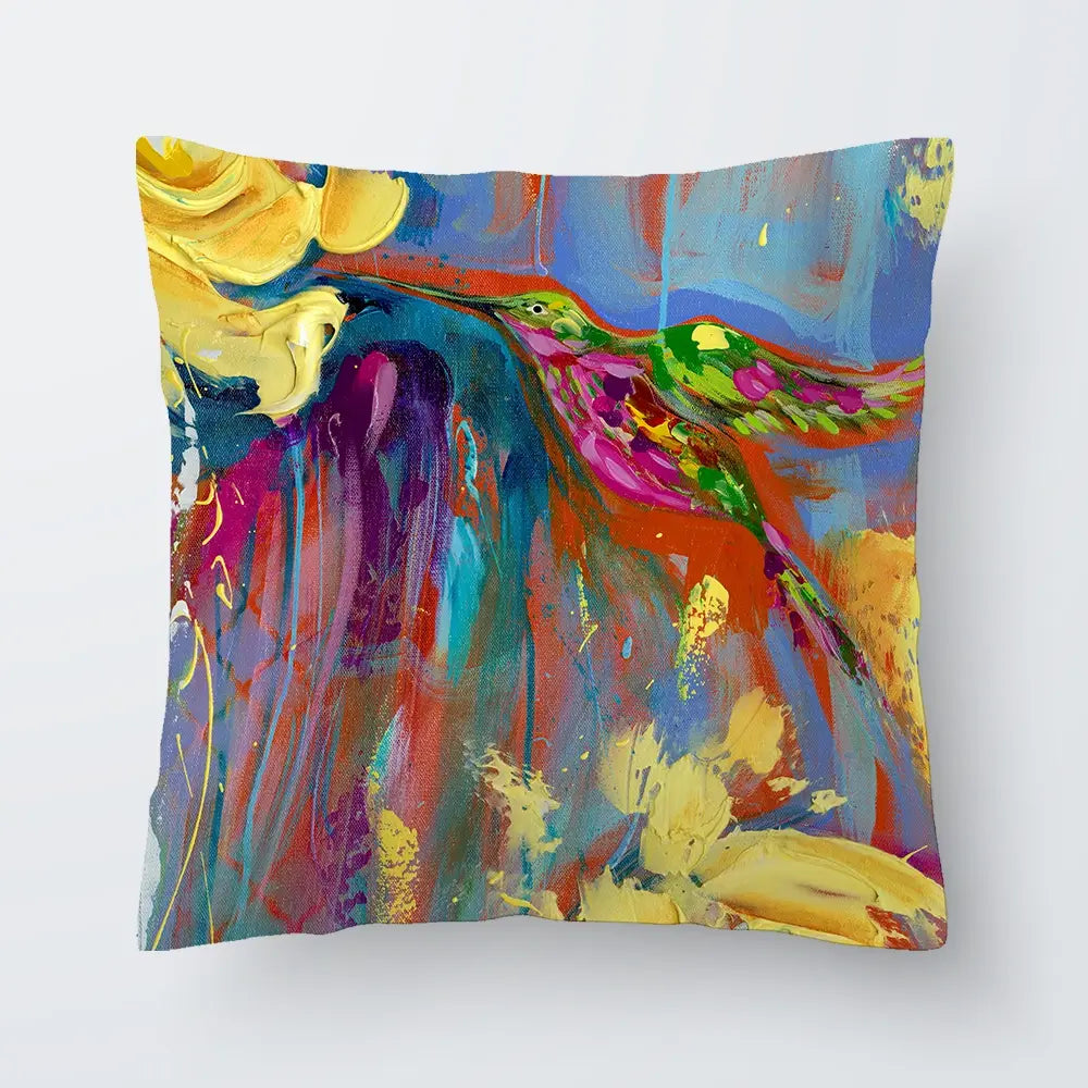 Mr Hummer Cushion Mr Hummer Cushion wall art product Estelle Grengs - Independent