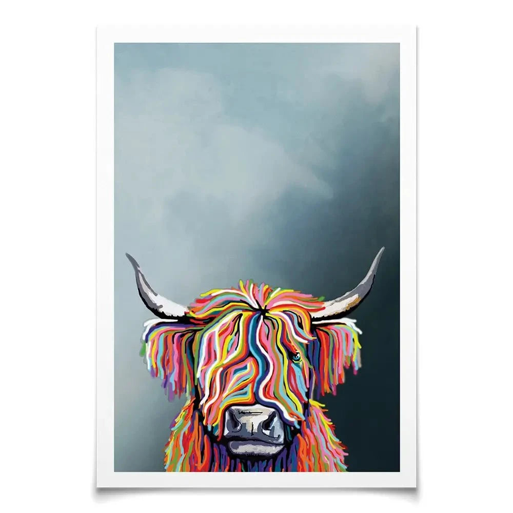 Multicoloured Coo Art Print Multicoloured Coo Art Print wall art product Independent