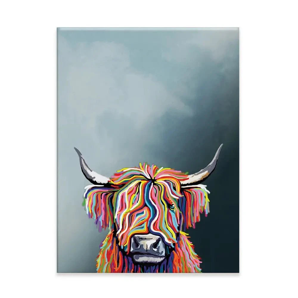 Multicoloured Coo Canvas Print Multicoloured Coo Canvas Print wall art product Independent