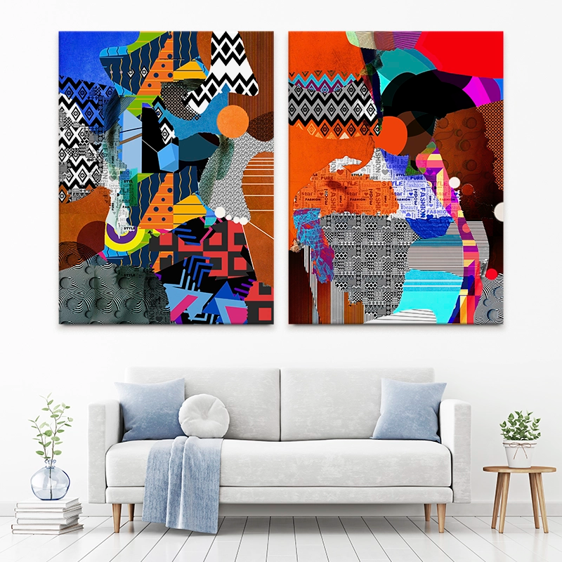 Multitudinous Duo Canvas Print Multitudinous Duo Canvas Print wall art product Roberto Moro