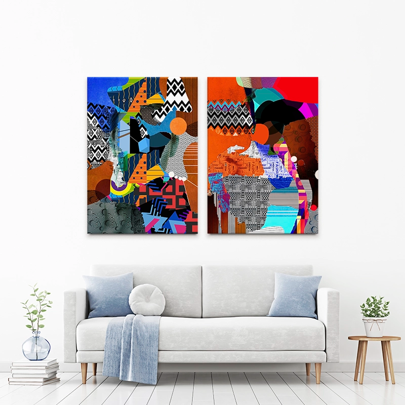 Multitudinous Duo Canvas Print Multitudinous Duo Canvas Print wall art product Roberto Moro