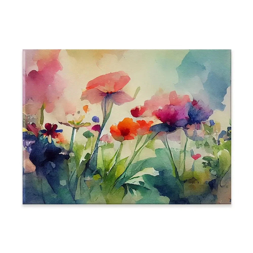 Nature In Watercolour Canvas Print Nature In Watercolour Canvas Print | Nature Artwork| Flowers Art wall art product artisticanarchy / Shutterstock