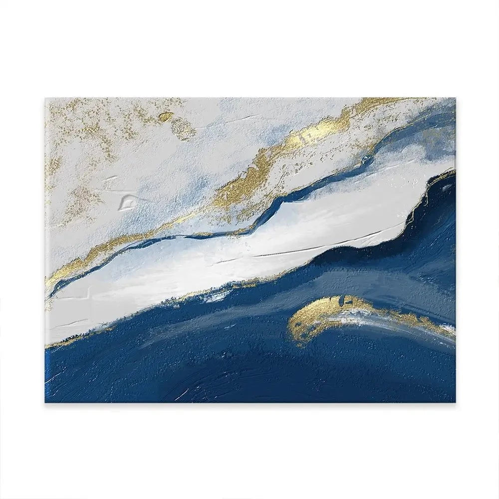 Navy And White Canvas Print Navy And White Canvas Print wall art product Muzi pear studio / Shutterstock