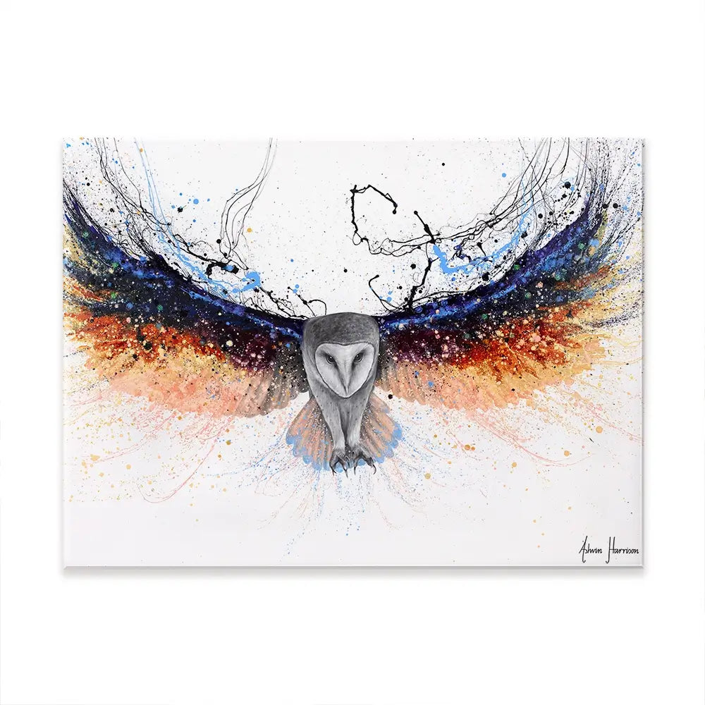 Omnipotent Owl Canvas Print Omnipotent Owl Canvas Print wall art product Ashvin Harrison