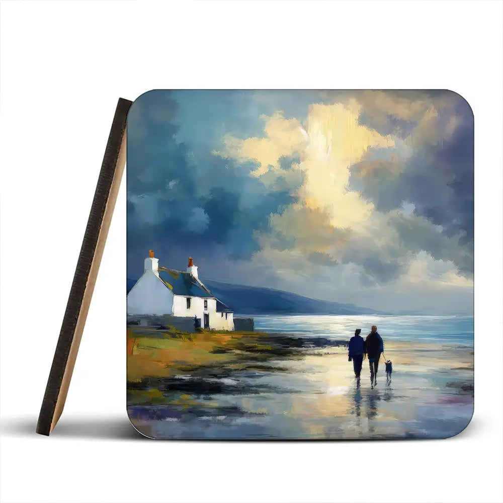 Out With Duke Coaster Set Out With Duke Coaster Set wall art product David Alexander Elder