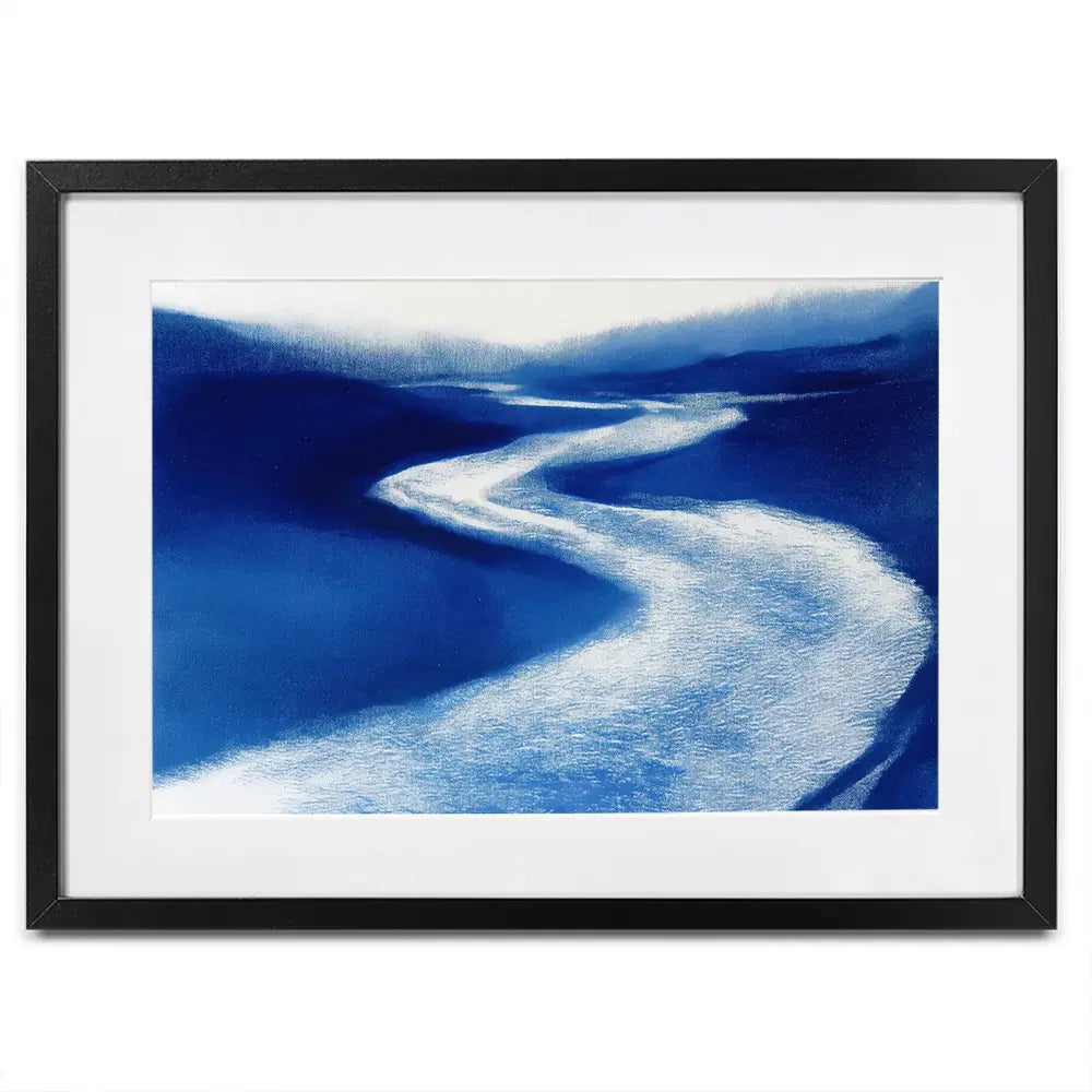 Paddle Cutting Through Water Framed Art Print Paddle Cutting Through Water Framed Art Print wall art product Chromatic Storm Studio
