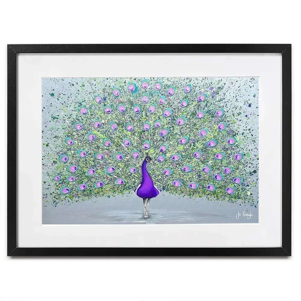 Paisley The Peacock Framed Art Print Paisley The Peacock Framed Art Print wall art product Jo Gough