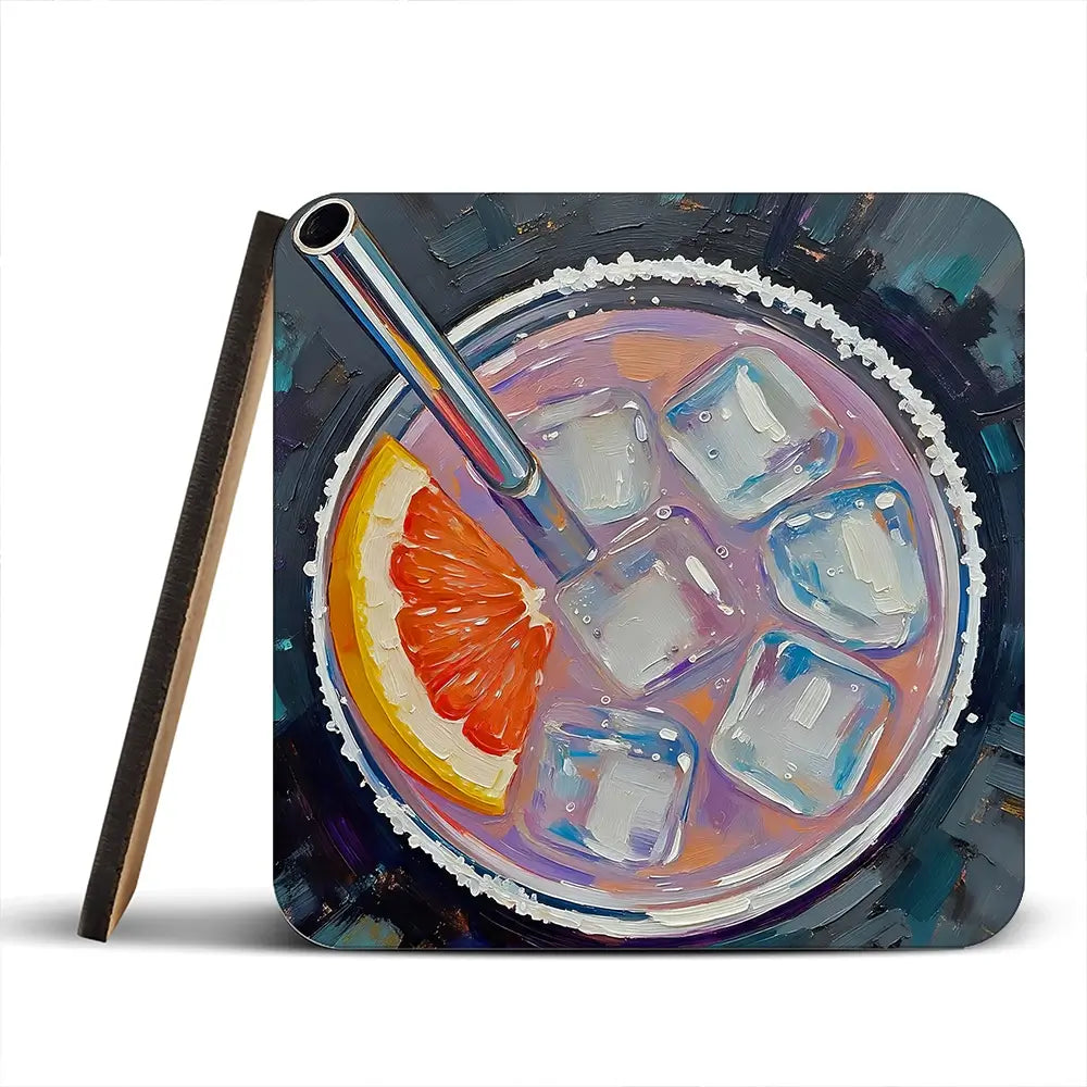 Paloma Cocktail Coaster Set Paloma Cocktail Coaster Set wall art product David Alexander Elder