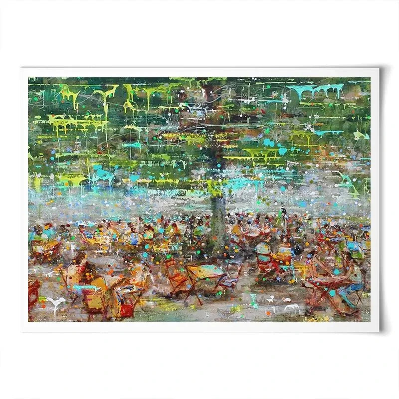 Park Terras Art Print Park Terras Art Print wall art product Studio Paint-Ing