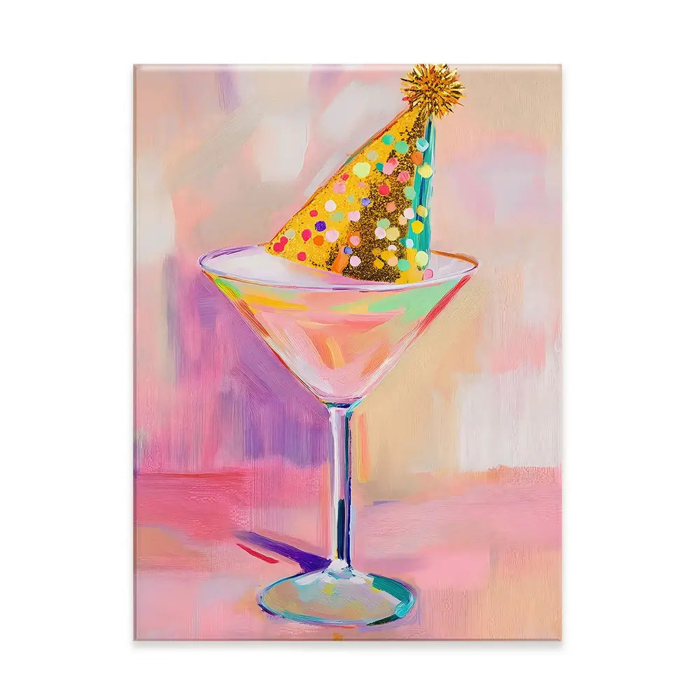 Party Cosmopolitan Canvas Print Party Cosmopolitan Canvas Print wall art product LSR Design Studio - Independent