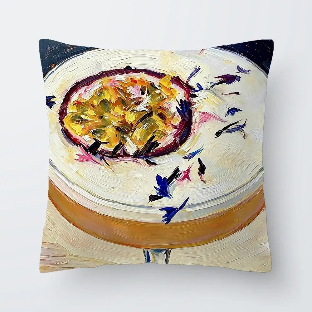 Passionfruit Daiquiri Cocktail Cushion Passionfruit Daiquiri Cocktail Cushion wall art product David Alexander Elder