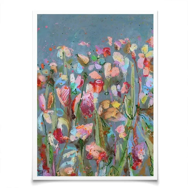 Pastel Flowers Art Print Pastel Flowers Art Print wall art product Studio Paint-Ing