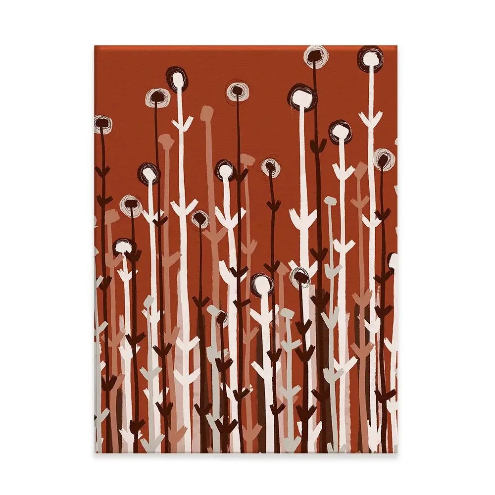 Pastel Plants Canvas Print Pastel Plants Canvas Print wall art product Treechild