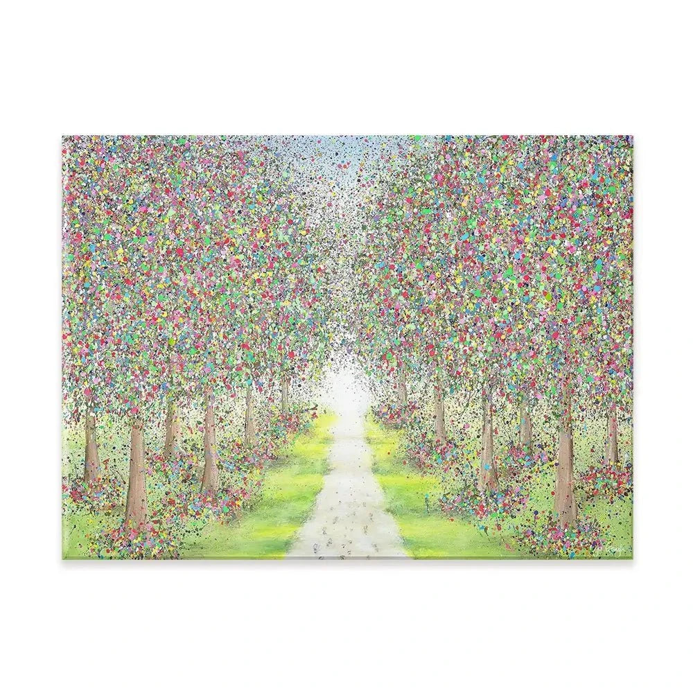 Pathway To Happiness Canvas Print Pathway To Happiness Canvas Print wall art product Jo Gough