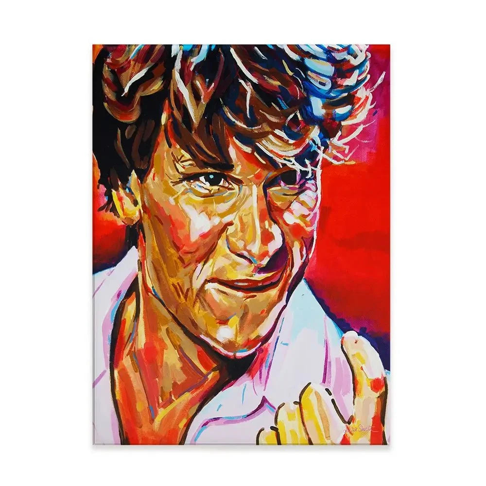 Patrick Swayze Canvas Print Patrick Swayze Canvas Print wall art product Juliet Stockton