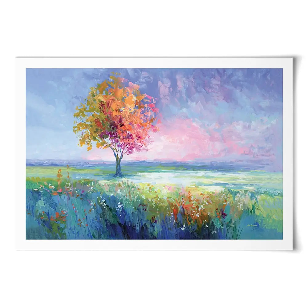 Peaceful Landscape Art Print Peaceful Landscape Art Print wall art product Leon Devenice