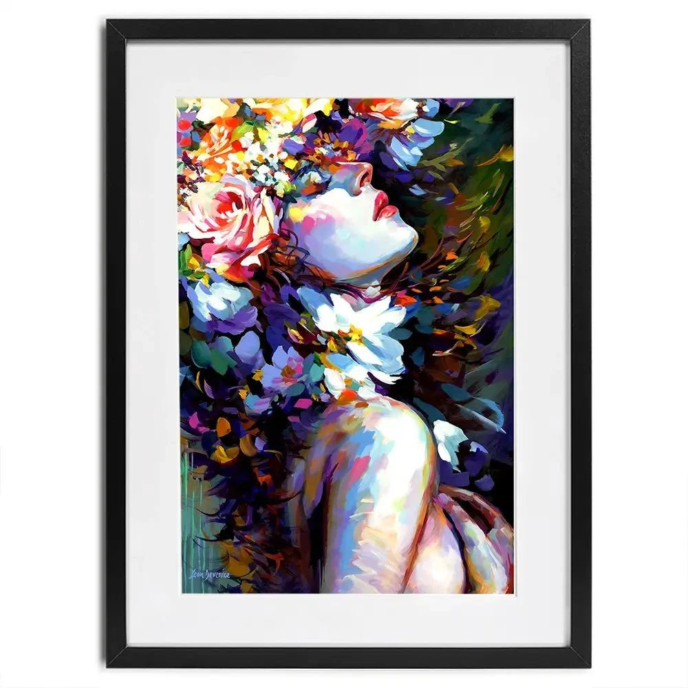 Petals Of Passion Framed Art Print Petals Of Passion Framed Art Print wall art product Leon Devenice