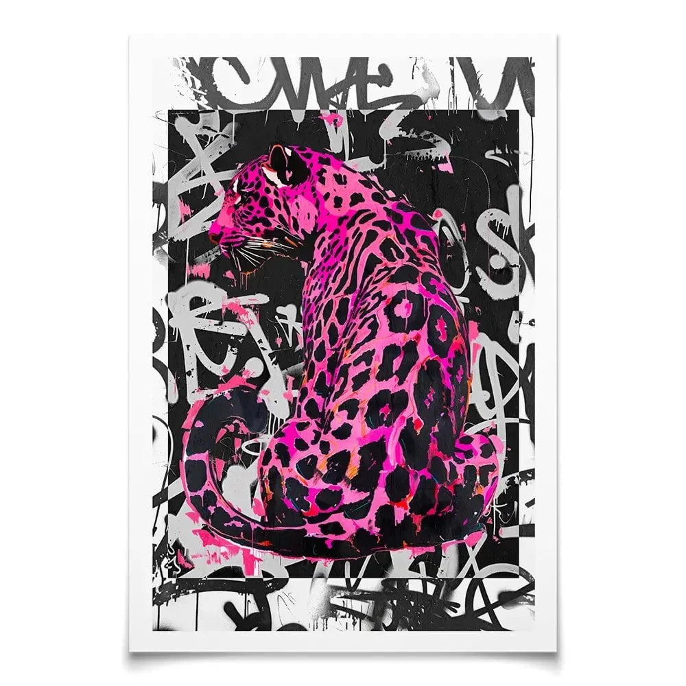 Pink Leopard Art Print Pink Leopard Art Print wall art product Svetlana Aleynikova