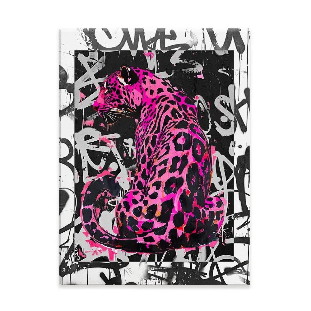 Pink Leopard Canvas Print Pink Leopard Canvas Print wall art product Svetlana Aleynikova