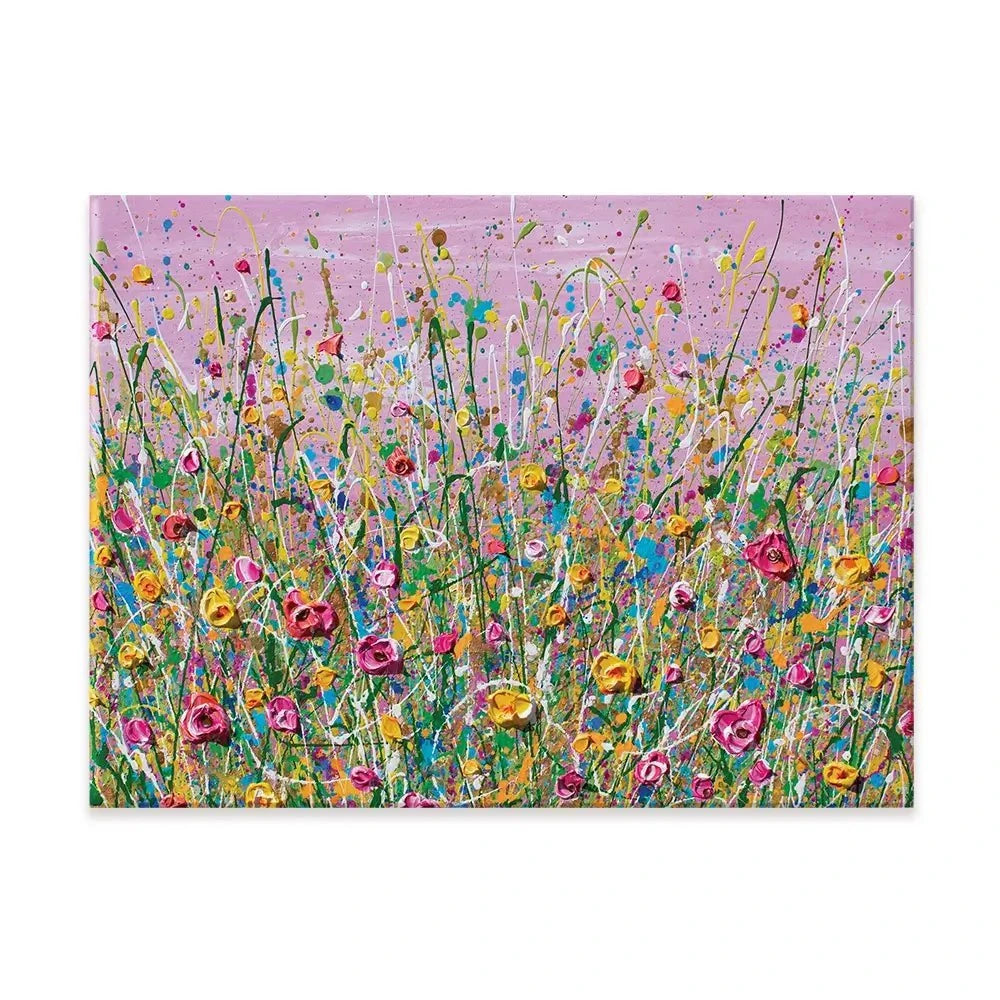 Pink Meadow Canvas Print Pink Meadow Canvas Print wall art product Olga Tkachyk