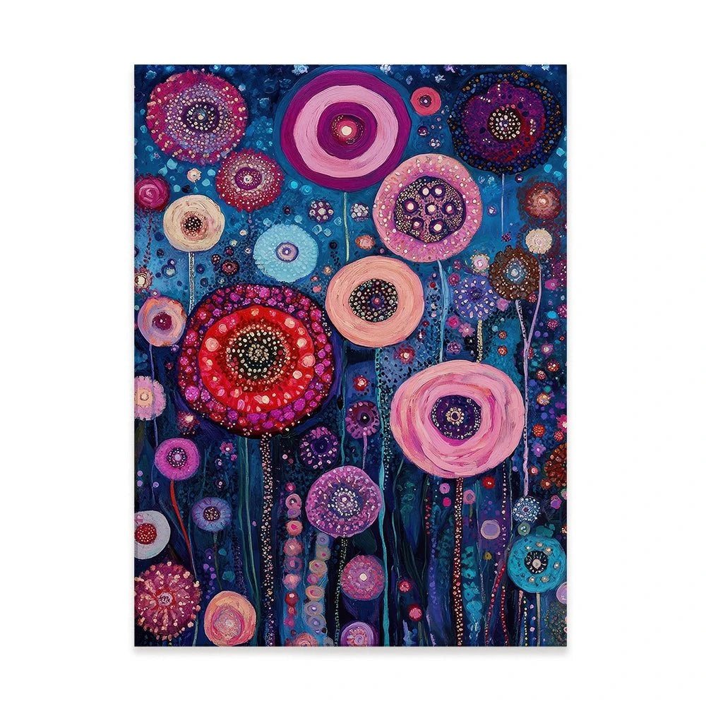 Pink Pops Canvas Print Pink Pops Canvas Print wall art product Tanya Ocean