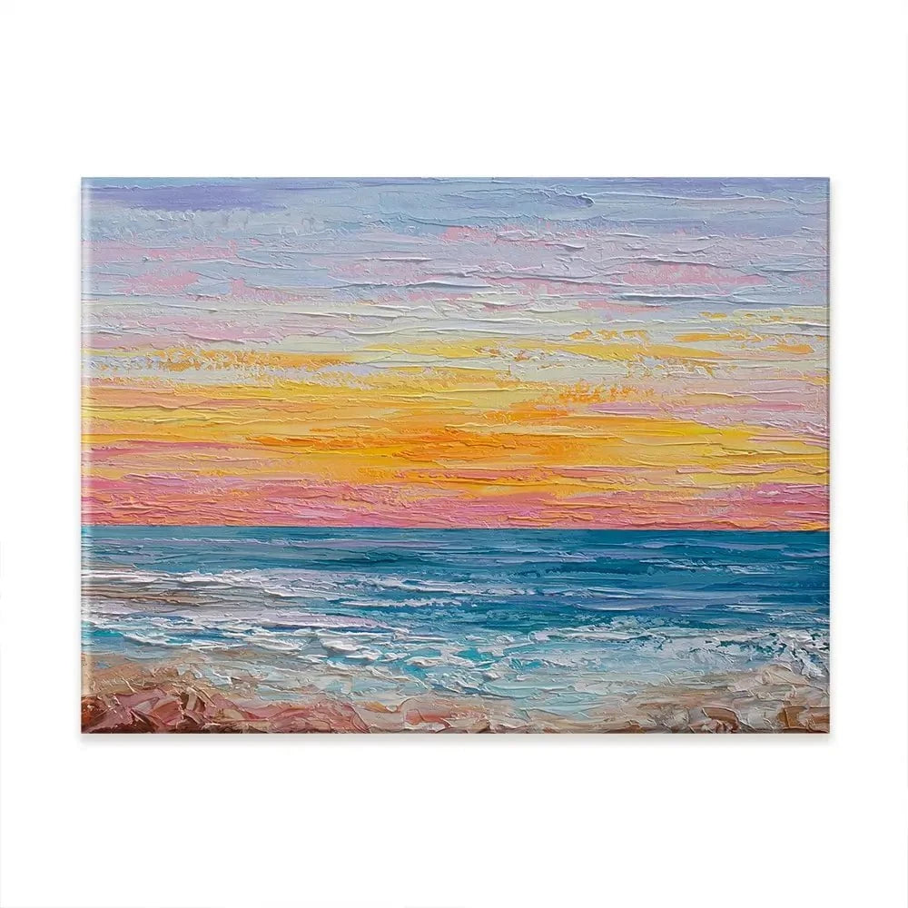 Pink Sunrise Canvas Print Pink Sunrise Canvas Print wall art product Olga Tkachyk
