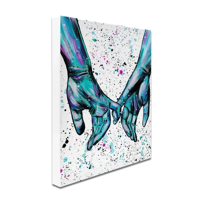 Pinky Promise Canvas Print Pinky Promise Canvas Print wall art product Emma LC Art