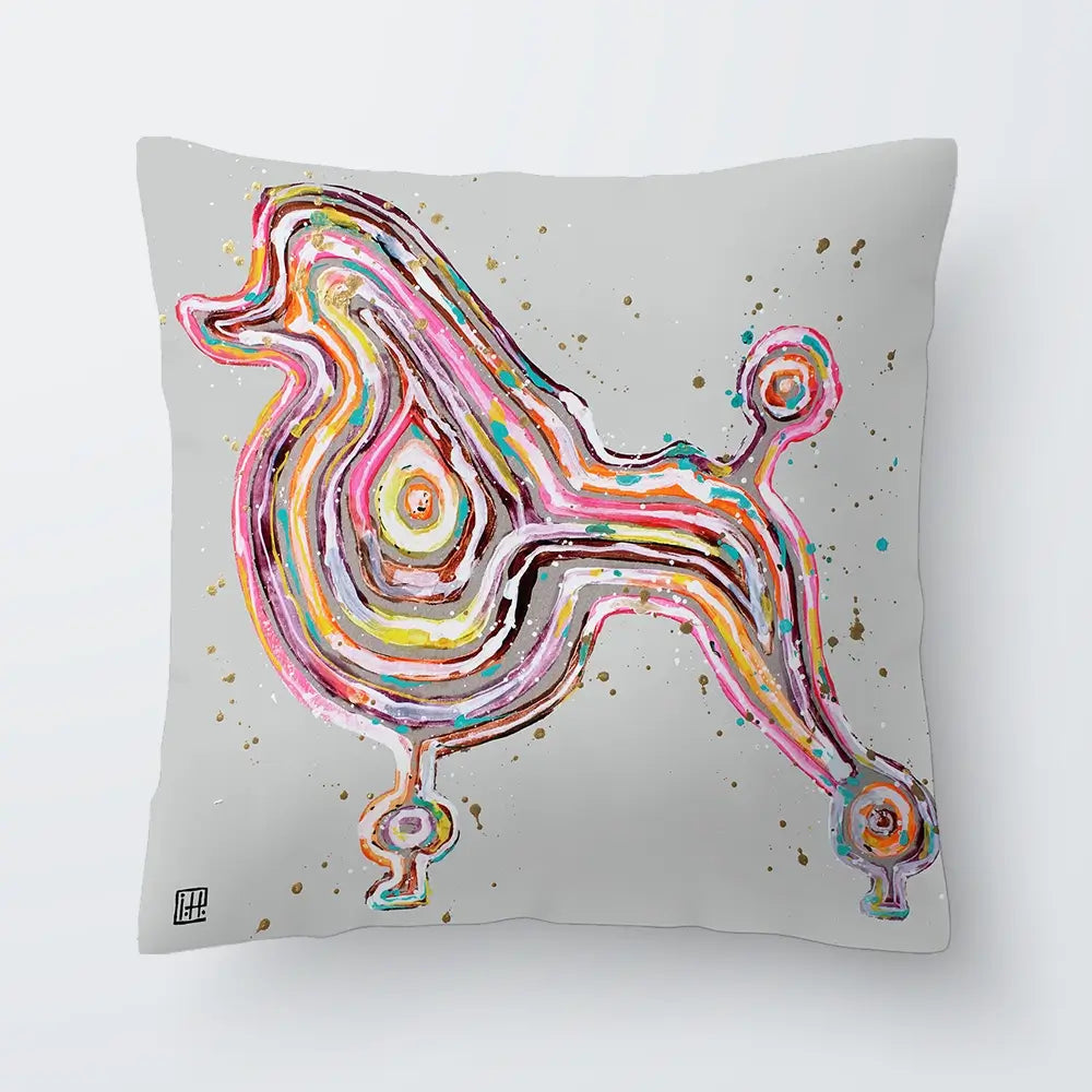 Poodle Cushion Poodle Cushion wall art product Studio Paint-Ing