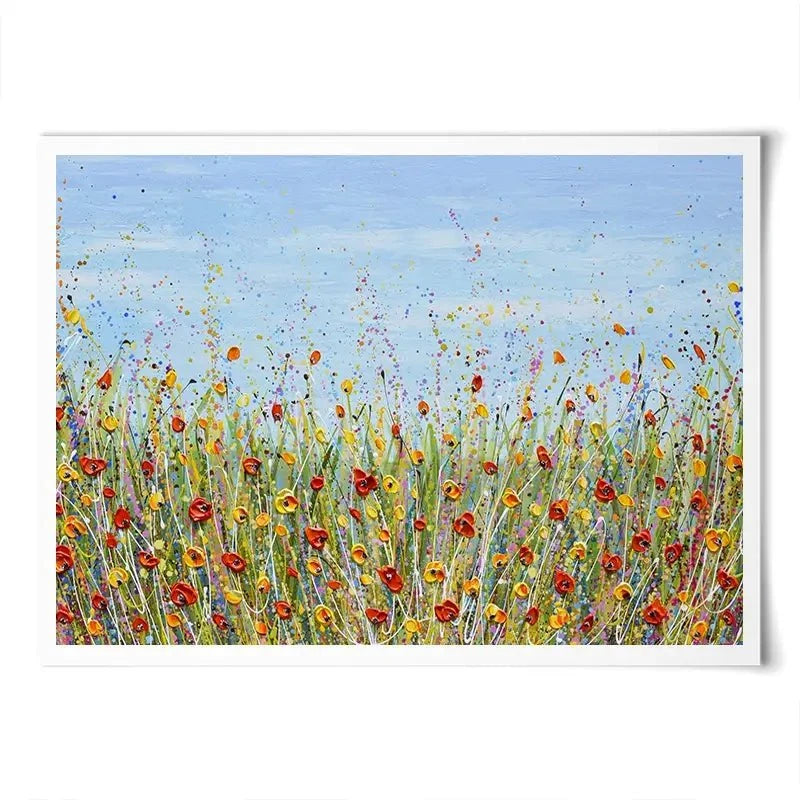 Poppies In July Art Print Poppies In July Art Print wall art product Olga Tkachyk