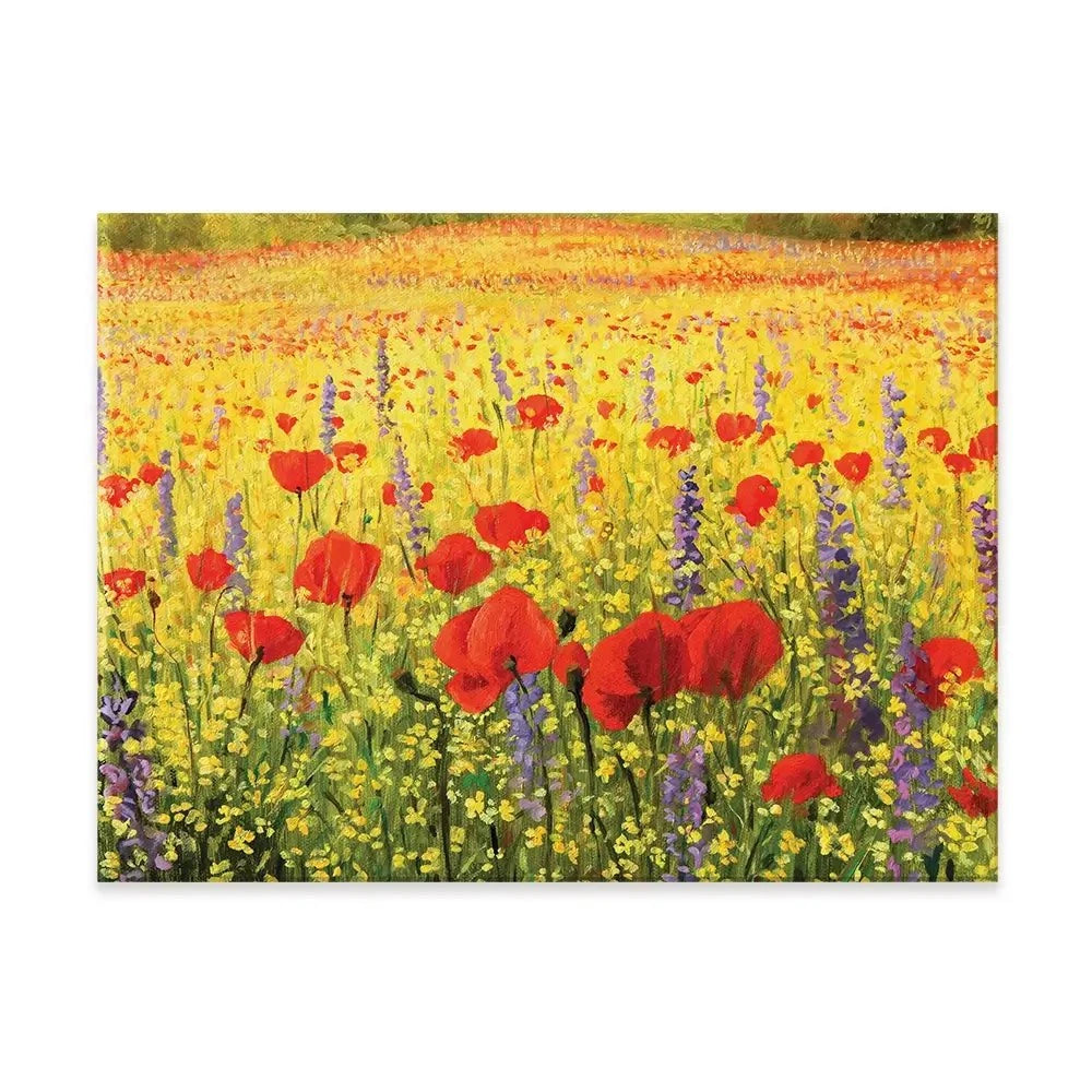 Poppies Oil Painting Canvas Print Poppies Oil Painting Canvas Print wall art product Kiril Stanchev / Shutterstock