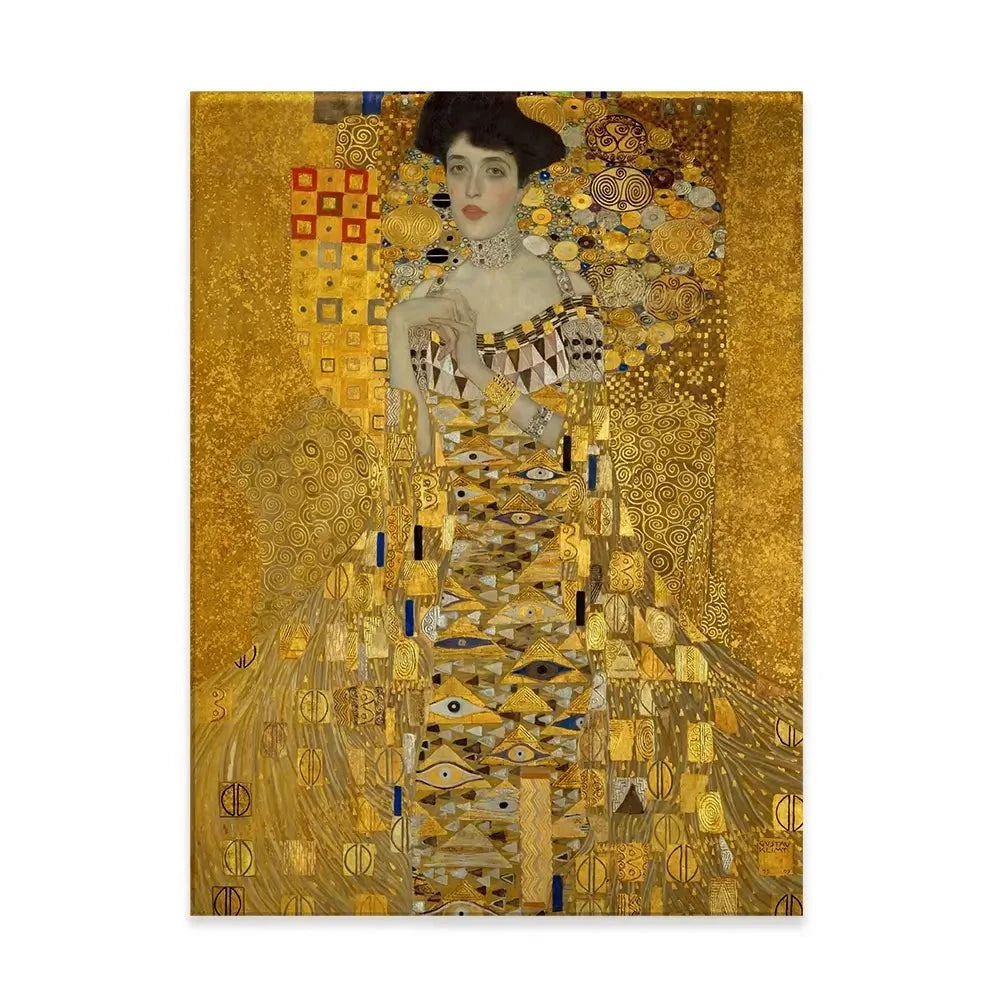 Portrait Of Adele Canvas Print Portrait Of Adele Canvas Print wall art product Gustav Klimt