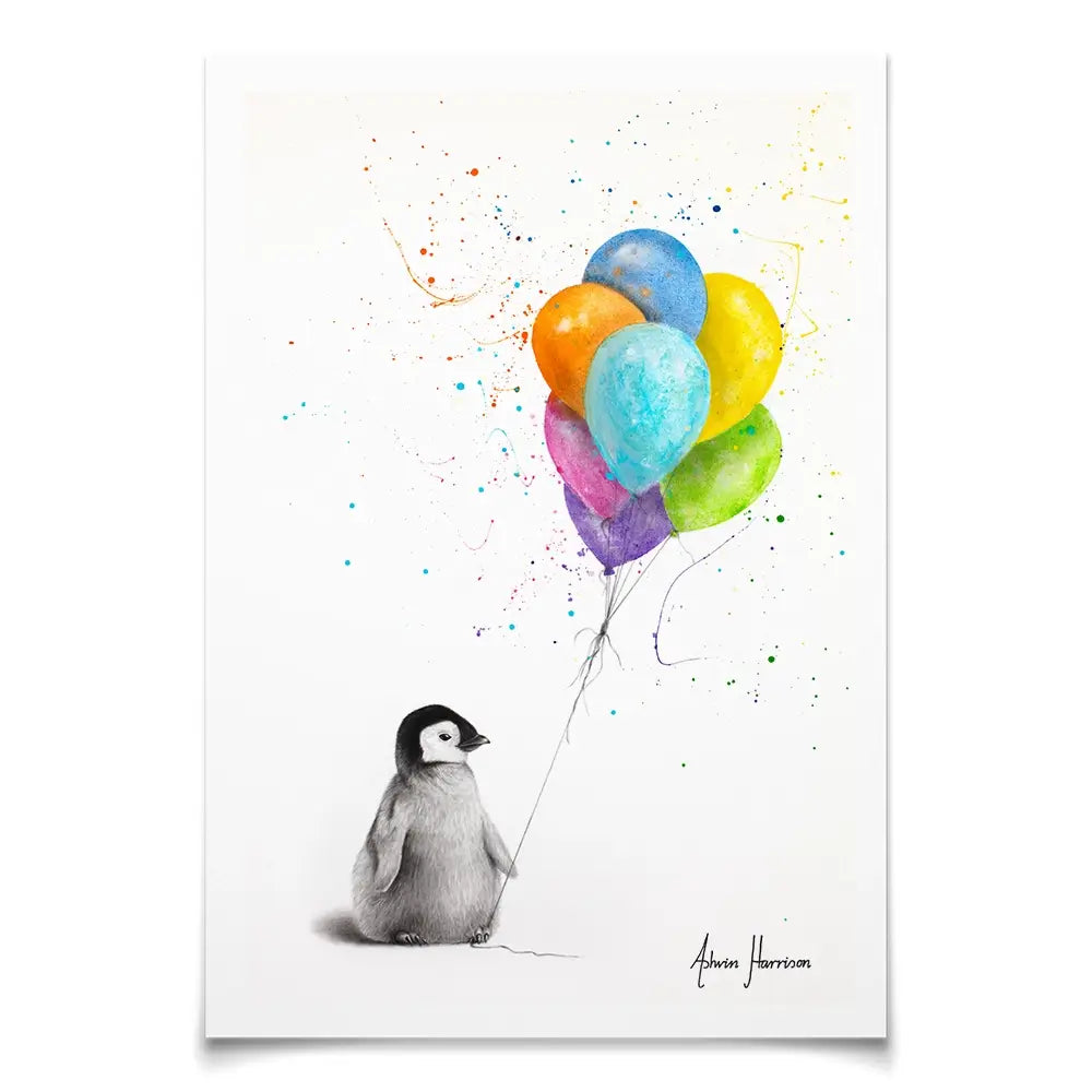 Positive Penguin Art Print Positive Penguin Art Print wall art product Ashvin Harrison