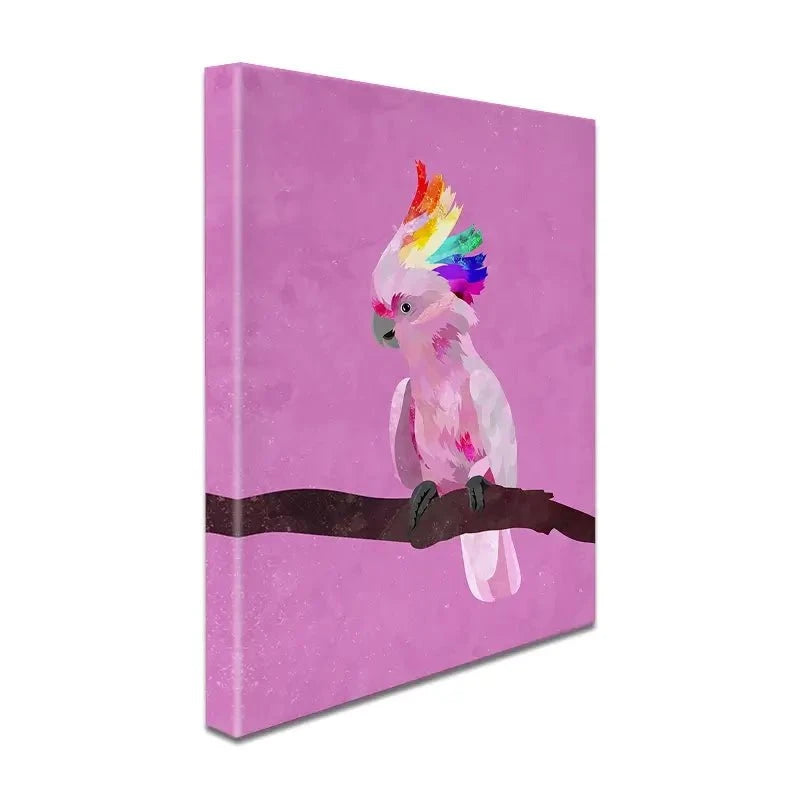 Pride Bird Canvas Print Pride Bird Canvas Print wall art product Sarah Manovski