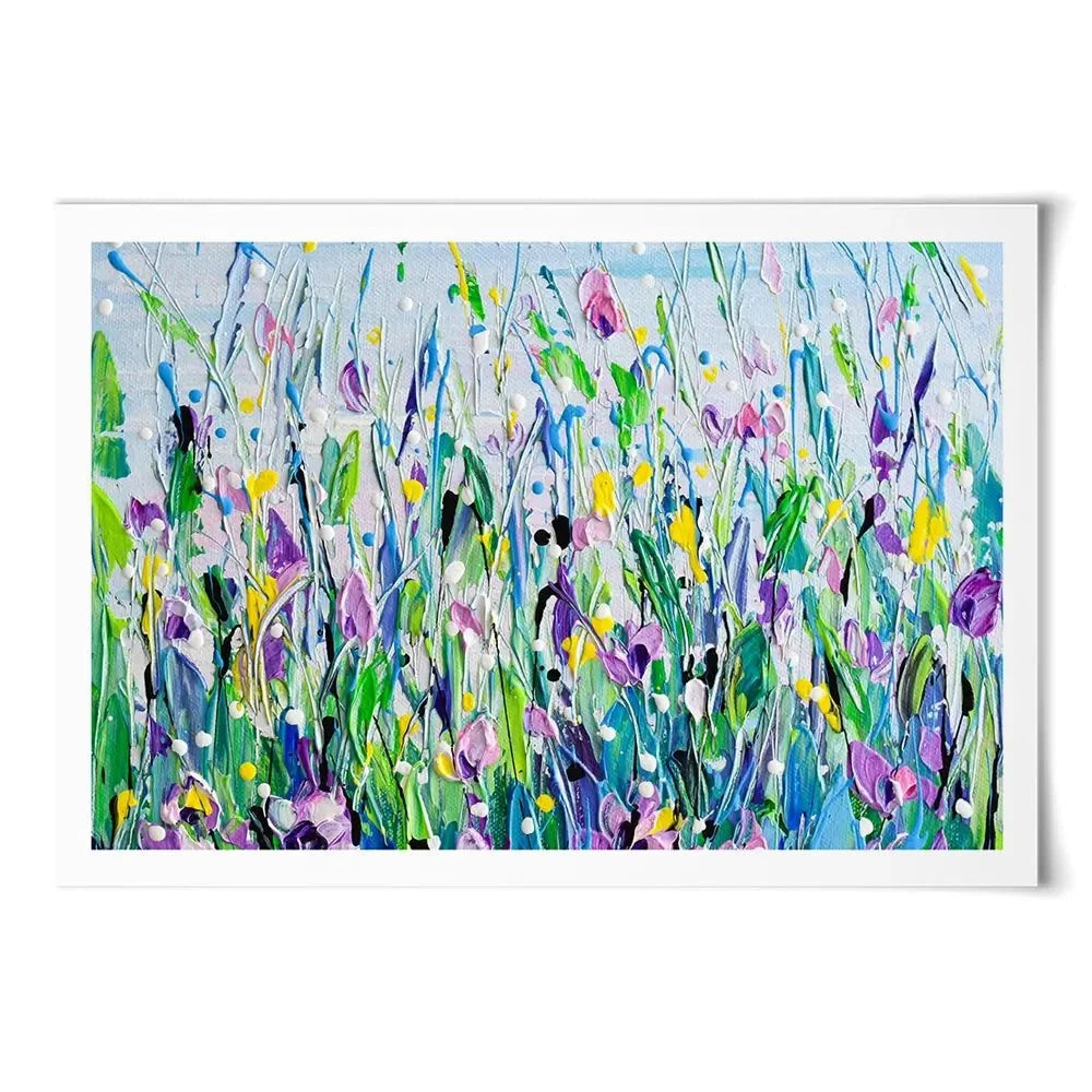 Purple Meadow Art Print Purple Meadow Art Print wall art product Olga Tkachyk