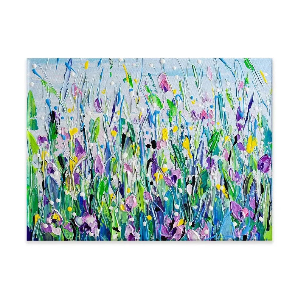 Purple Meadow Canvas Print Purple Meadow Canvas Print wall art product Olga Tkachyk