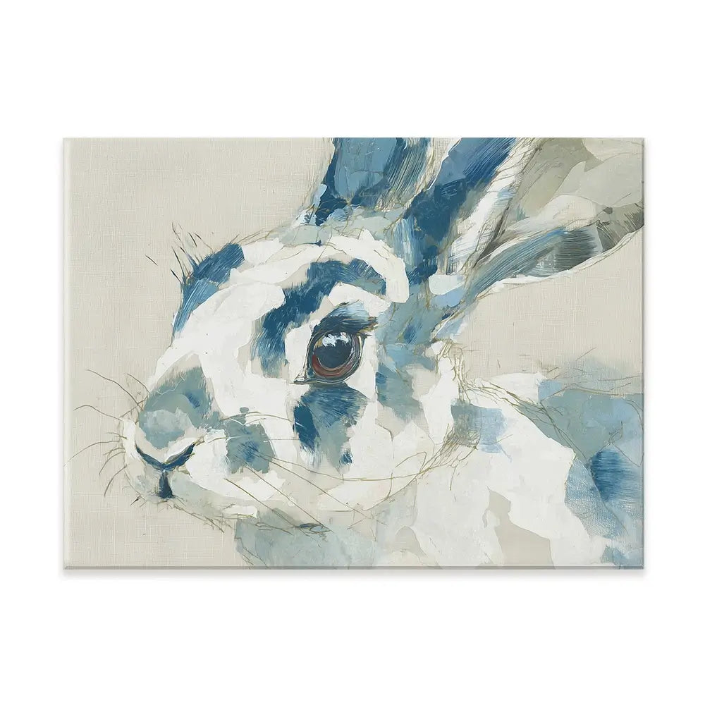 Rabbit Watercolour Portrait Canvas Print Rabbit Watercolour Portrait Canvas Print wall art product Chromatic Storm Studio