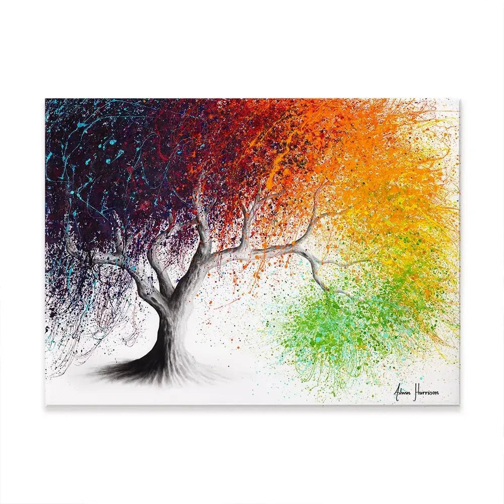 Rainbow Seasons Tree Canvas Print Rainbow Seasons Tree Canvas Print wall art product Ashvin Harrison
