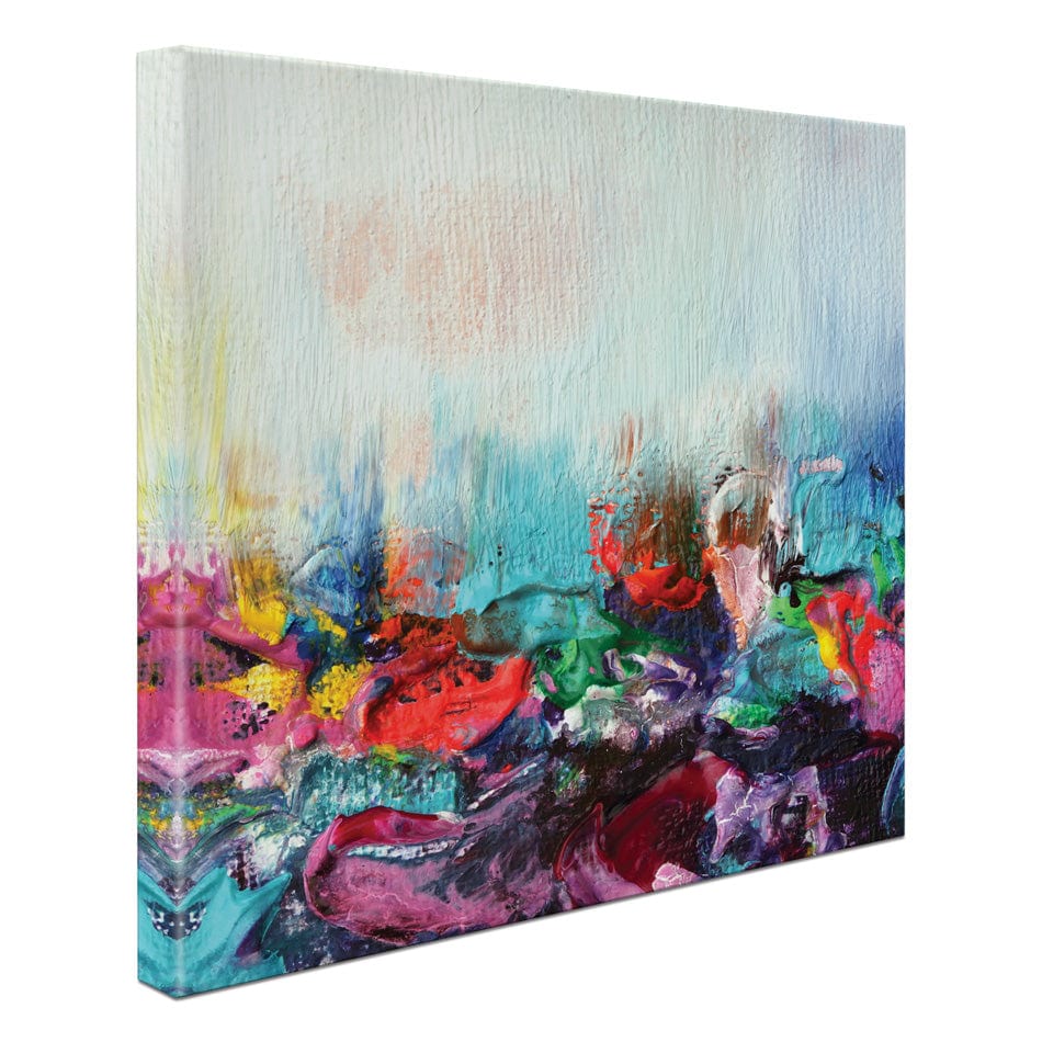 Rainbow Smear Square Canvas Print wall art product Rudchenko Liliia / Shutterstock