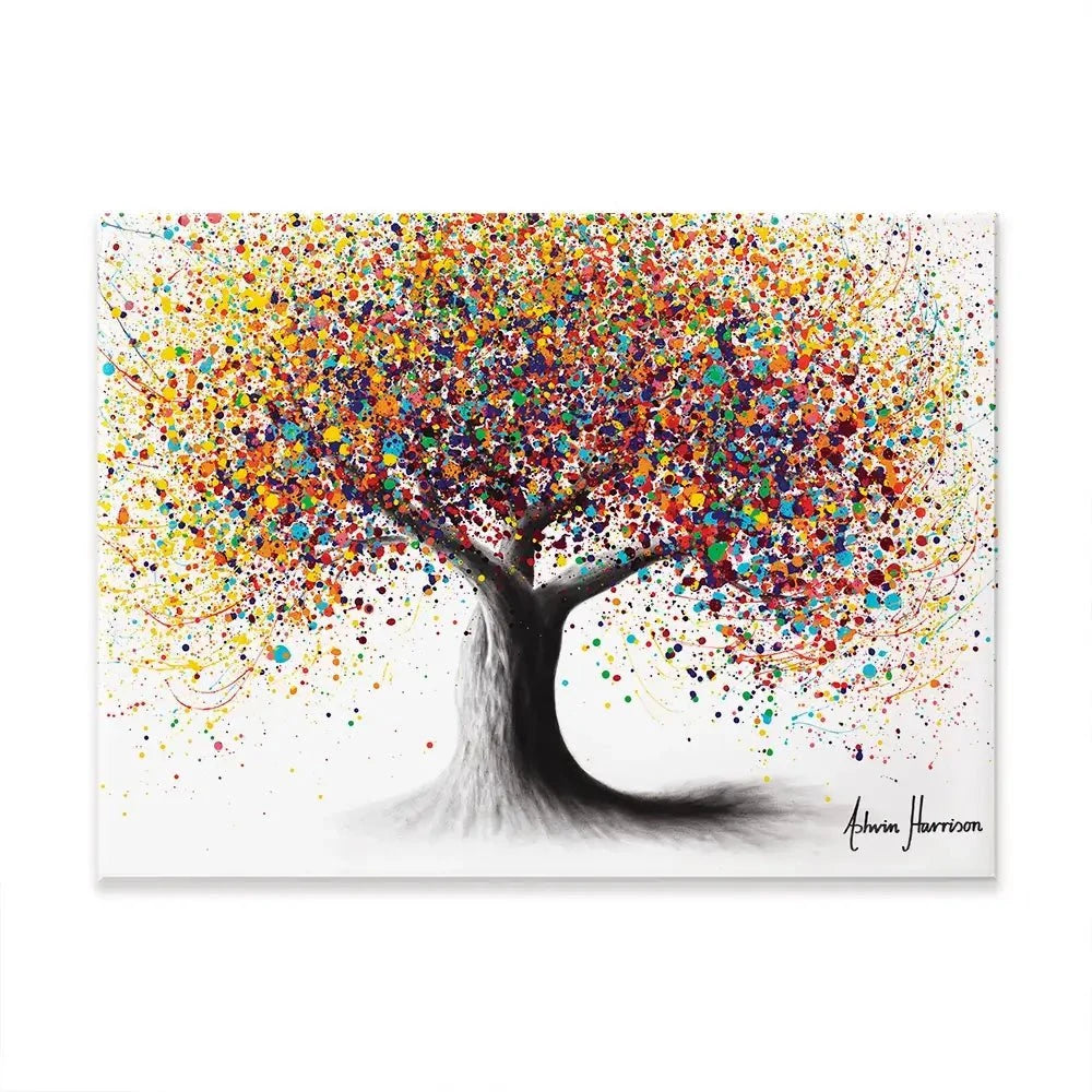 Rainbow Soul Tree Canvas Print Rainbow Soul Tree Canvas Print | Rainbow Soul Tree Artwork | Tree Art wall art product Ashvin Harrison