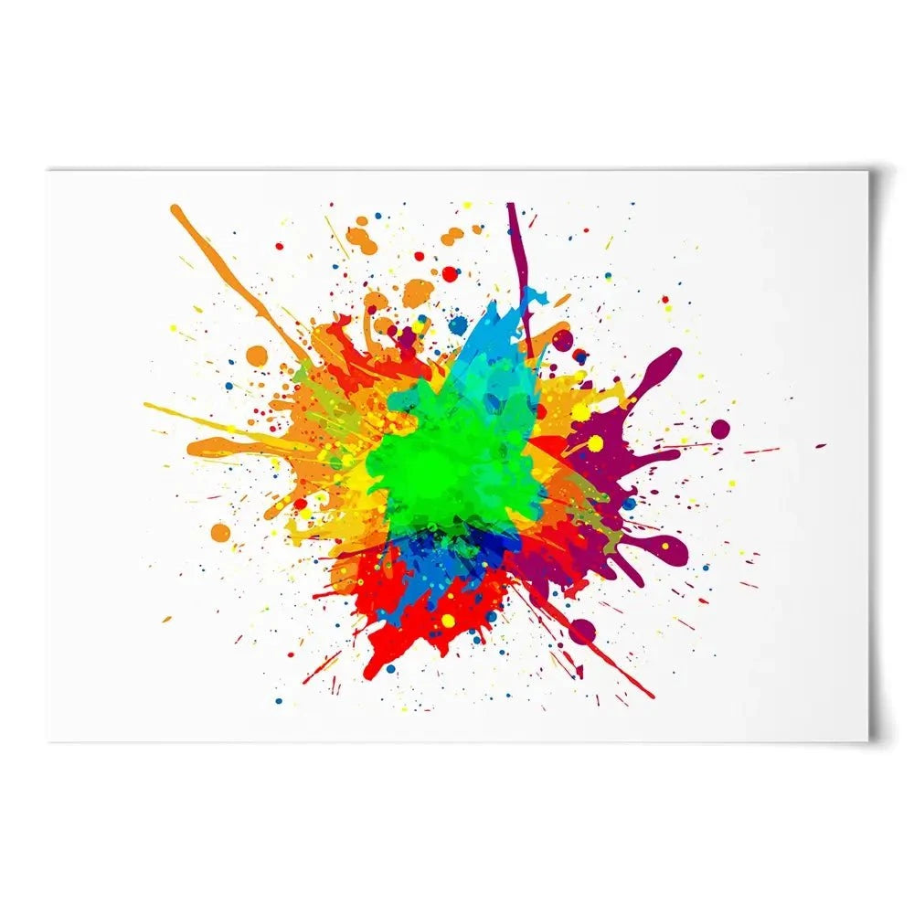 Rainbow Splash Art Print Rainbow Splash Art Print wall art product Mrspopman1985 / Shutterstock
