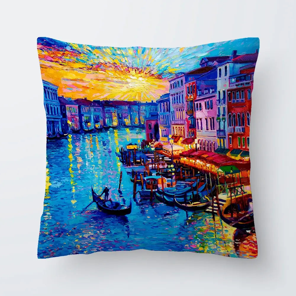 Rainbow Venice Cushion Rainbow Venice Cushion wall art product Ivailo Nikolov / Shutterstock