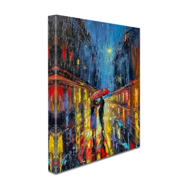 Rainy Date Night Canvas Print Rainy Date Night Canvas Print wall art product David Alexander Elder