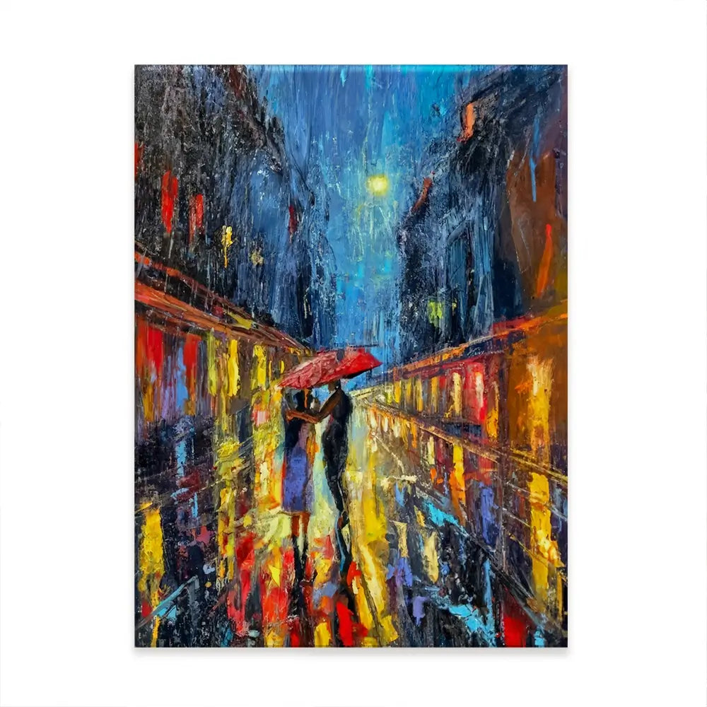 Rainy Date Night Canvas Print Rainy Date Night Canvas Print wall art product David Alexander Elder