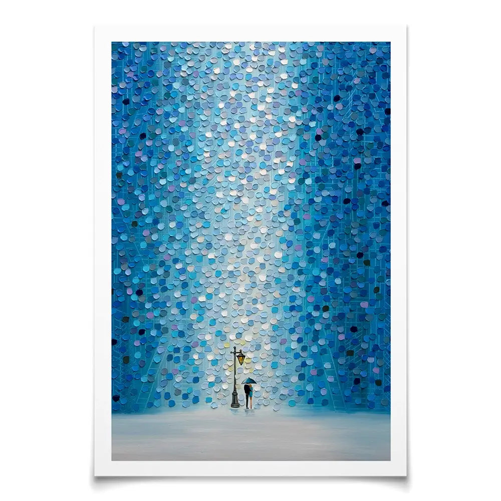 Rainy Streetlight Sonata Art Print Rainy Streetlight Sonata Art Print wall art product Ekaterina Ermilkina