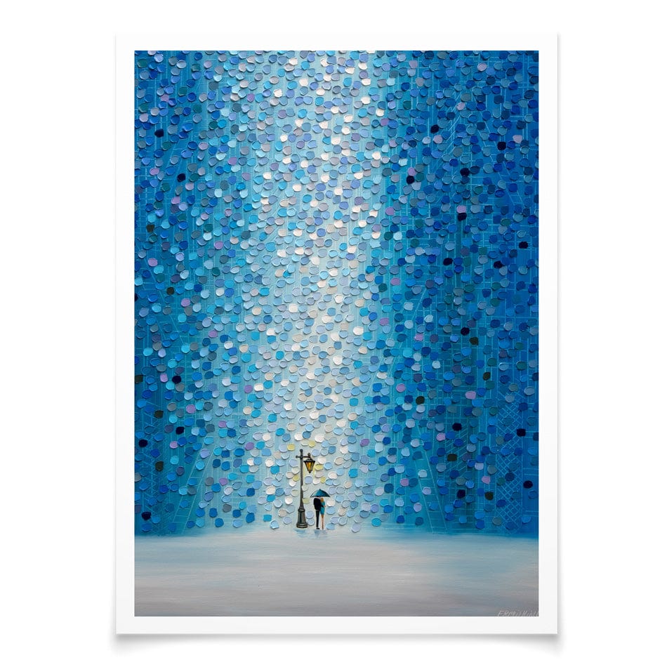 Rainy Streetlight Sonata Art Print wall art product Ekaterina Ermilkina / Independent