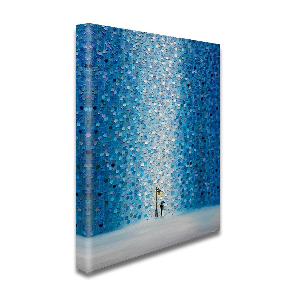 Rainy Streetlight Sonata Canvas Print wall art product Ekaterina Ermilkina / Independent