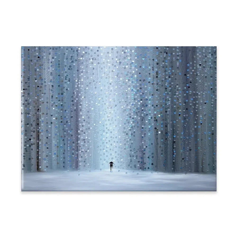 Rainy Stroll Canvas Print Rainy Stroll Canvas Print wall art product Ekaterina Ermilkina