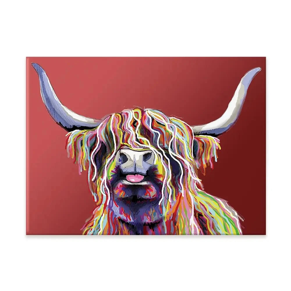 Red Cheeky Coo Canvas Print Red Cheeky Coo Canvas Print wall art product Independent