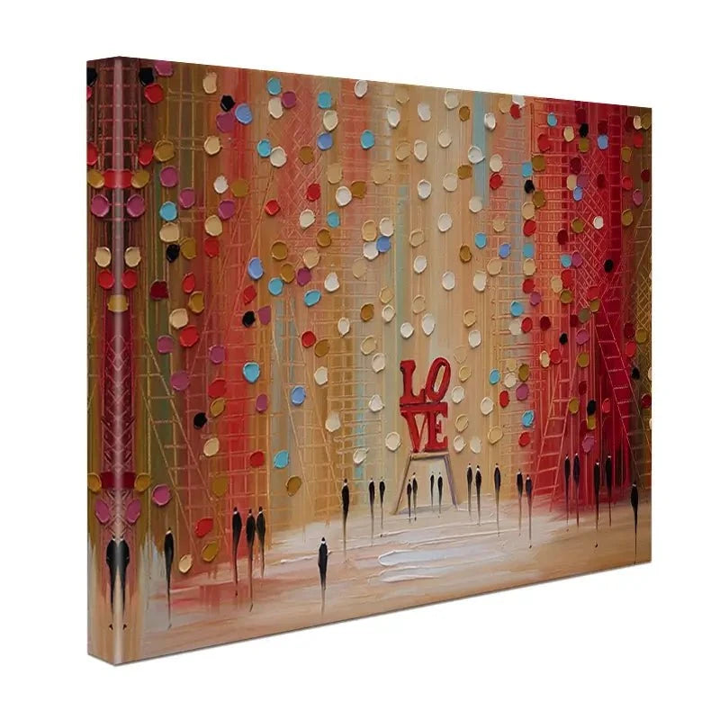 Red Love Canvas Print Red Love Canvas Print wall art product Ekaterina Ermilkina