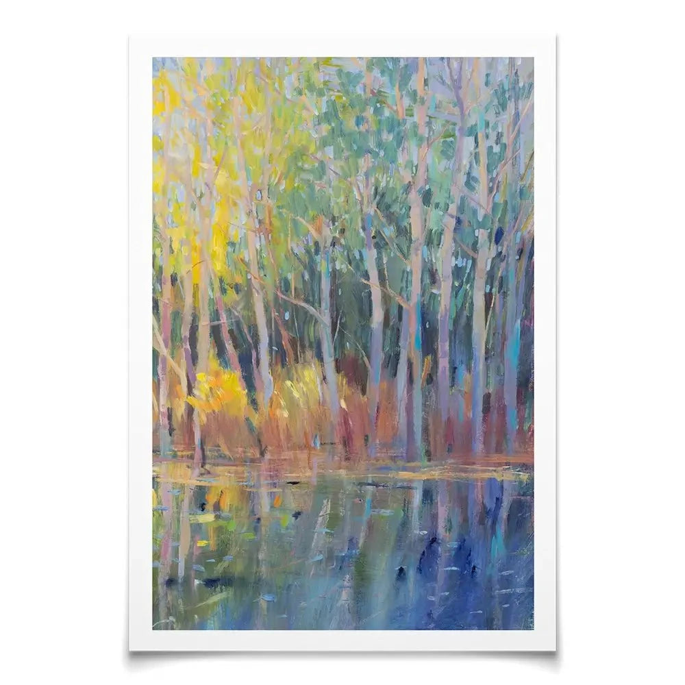 Reflected Trees Art Print Reflected Trees Art Print wall art product Tim O'Toole